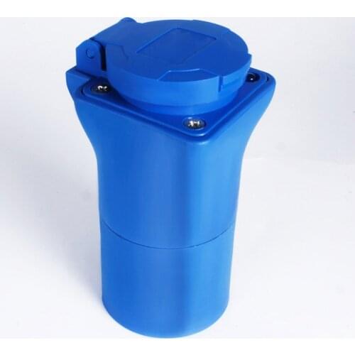 230V Caravan Trailer Plug Hook Up Adapter Mains Conversion Plug Connector Lead Camping Blue