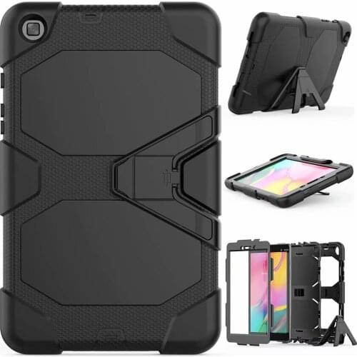 Cover For samsung Galaxy Tab A 8.0 2019 SM-T290 SM-T295 T290 T295 T297 Case Funda Shockproof Heavy Duty With Stand Hang Capa