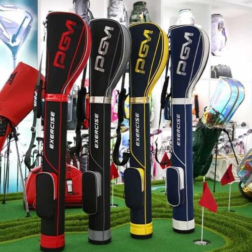 Pgm Golf Gun Bag Ultra Light Can Hold 6-7 Clubs Golf Sports Bags Large Capacity Original Package Portable Bracket Pack 4 Colors