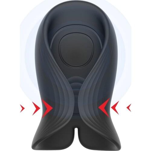 Glans Training Device Vibrators For Men Silicone Charging Penis Trainer Delay Ejaculation Glans Vibrator Massager Sex Toys