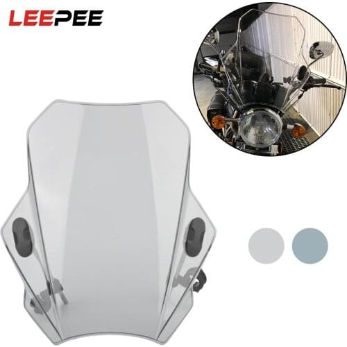 Universal Motorcycle Windscreen Adjustable Windshield Covers For MT07 MT09 For HONDA CBR600RR CB1000R GXSR 600 750