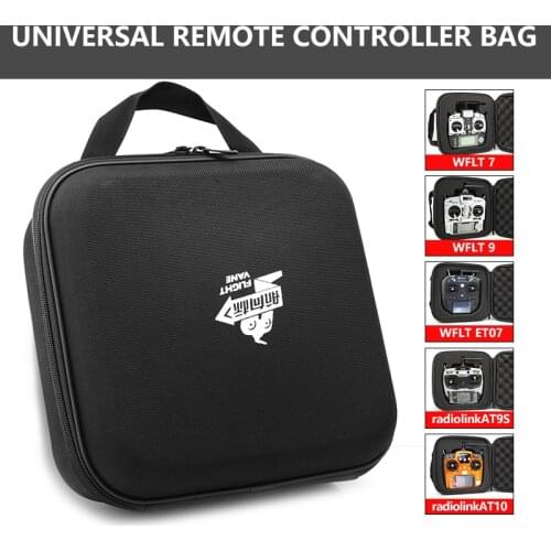 Universal Remote Controller Storage Bag RC Transmitter Protector Handbag Case Box For WFLY 7 9ET07 Radiolink AT9S AT10 FUTABA