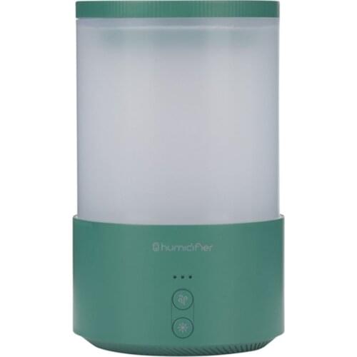 650Ml Double Jet Humidifier Home Color Lamp USB Portable Home Office Desktop Large Capacity Humidifier,Green