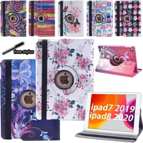 360 Degree Rotating Tablet Case for Apple Ipad 8th Gen 2018/2020/Ipad Air 3/Ipad Pro 10.5 Inch/Ipad 7th Gen Cover Case