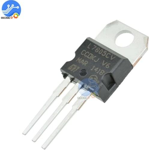 5Pcs LM7805 L7805 7805 TO-220 Voltage Regulator IC