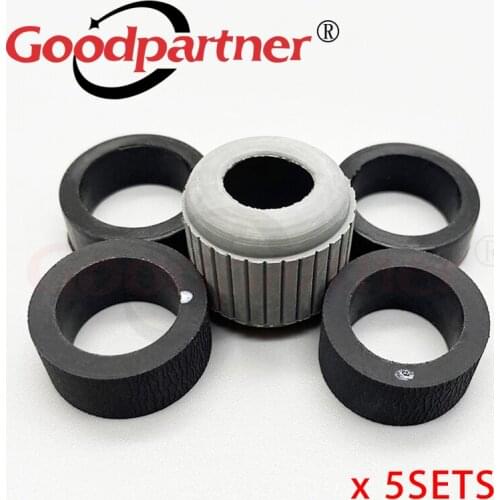 5X KV-SS039 KV-SS060 Exchange Roller Tire Kit for Panasonic KV-S5055C KV-S5046H KV-S5076H / KVS5055C KVS5046H KVS5076H U S