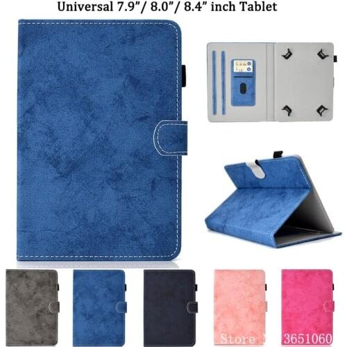 8.0 inch Universal Case for 7.9" 8.0" 8.4" Tablet Cover Adjustable Size for iPad mini 1 2 3 4 Samsung Huawei Stand Funda Shell