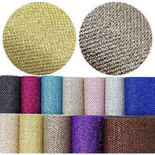 David accessories 20*33cm Fine Glitter Synthetic Leather Patchwork For Hair Bow Handbags Wallet Phone Cover DIY,1Yc10040