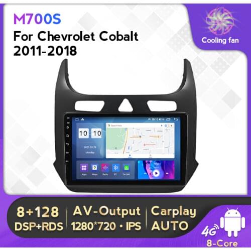 6G+128G Android 11 NO DVD 2 DIN Car Radio Multimedia Video Player Navigation GPS For Chevrolet Cobalt 2011-2018 8Core