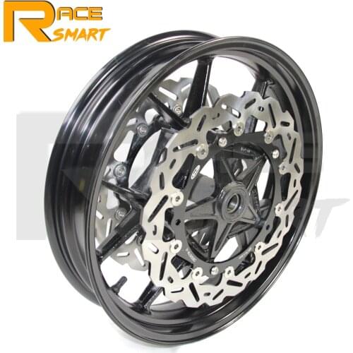 For BMW S1000RR 2009-2018 Motorcycle Front Wheel Rims Brake Disc S1000-RR S-1000RR 2010 2011 2012 2013 2014 2015 2016 2017 Black