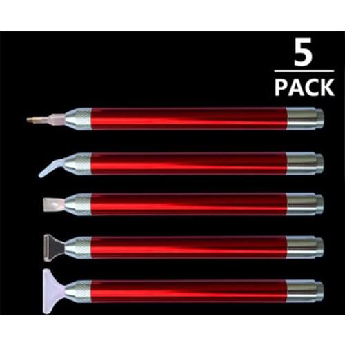Huacan Diamond Painting Pen Tool 5PC Diamond Embroidery Lighting Point Drill Pen Accessories