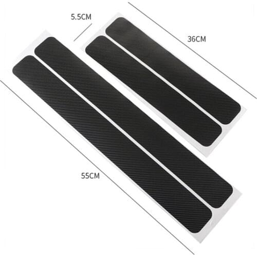 HOT 3D Carbon Fiber Car stickers Car Styling for Mitsubishi outlander 2016 lancer 10 9 pajero sport asx Accessories 4pcs/set