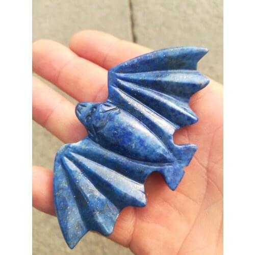 Natural crystal animal lapis lazuli bat cute