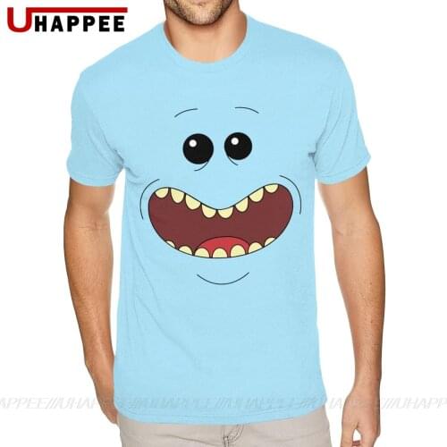 Wholesale Mr. Meeseeks Classic Tees Shirt Men 6XL Short Sleeves Premium Cotton Crew T Shirt