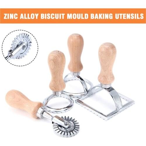 Stainless Steel Cookies Mold Ravioli Maker Stamp Pasta Round Square Ravioli Cutter Dough Pasta Maker Kitchen Pasta Mold Tool