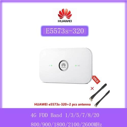 Unlocked Huawei E5573 E5573s-320 E5573cs-856 150Mbps CAT4 4G LTE FDD Wireless Router 3G Mobile WiFi Hotspot