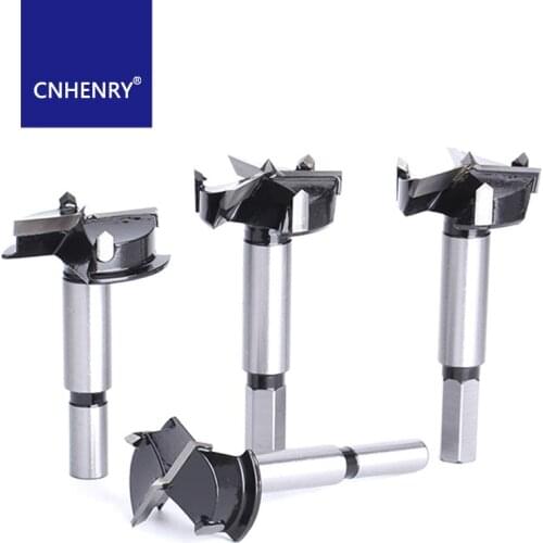 Carbide Tip 35mm 3 Flutes Forstner Drill Bit Wooden Table Plastic Cutter Woodworking Hole Saw For Power Tools Drill Bits