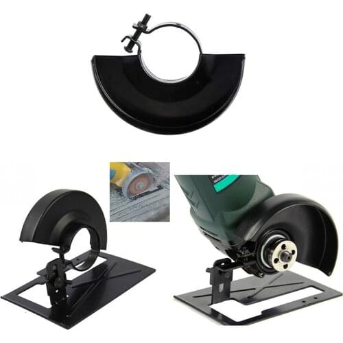 Cutting Machine Base Protection Cover Angle Grinder Stand Wheel Guard Safety Protector Cover Simple Bracket Conversion Base