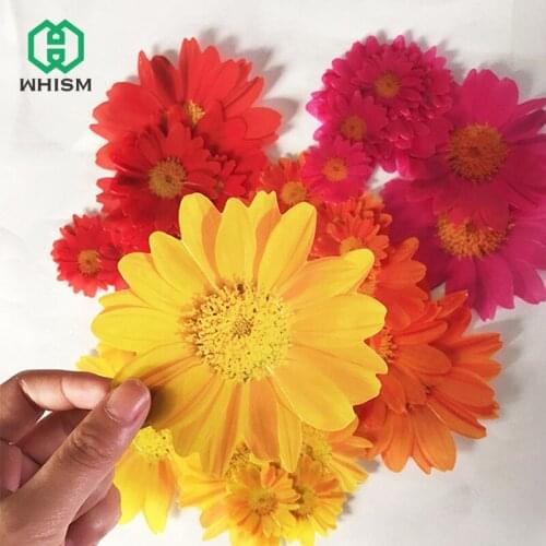 10 Pcs/Set Daisy Pattern Wall Sticker DIY Fridge Stickers Wall Decals Beautiful Flower Art Wallpaper Home Cafe Decoration