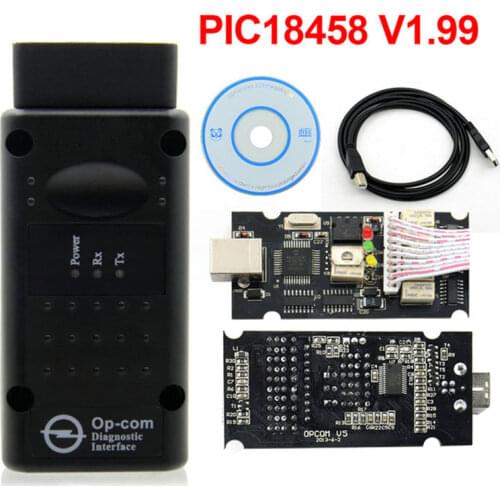 2021 OP COM V1.70 V1.99 FW OP-COM With PIC18F458 Chip for Opel COM OPCOM OBD2 Scanner Professional Auto diagnostics-tool