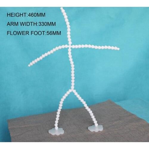 30pcs/lot Masckaszem exclusive big size 460x330mm hot sale New stand movable skeleton joint toy plush materials --style option