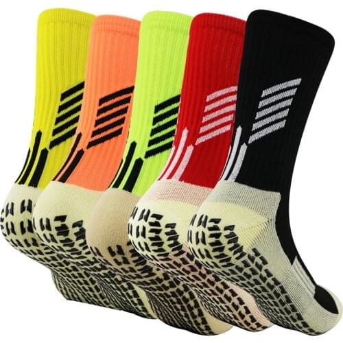 4 Pairs Comfortable Non Slip Sweat Absorbent Sports Socks Oft Towel Socks