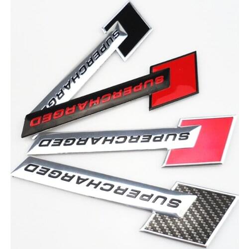 Car Styling Supercharged Turbo Boost Loading 3D Emblem Badge Sticker for Jaguar XF XJ XJS XK S-TYPE X-TYPE XJ8 XJL XJ6 XKR XK8