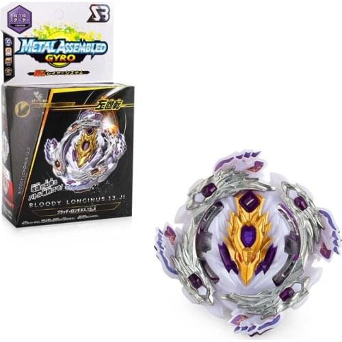 B-X TOUPIE BURST BEYBLADE B-110 STARTER BLOODY LONGINUS.13.JI TW VER With Launcher