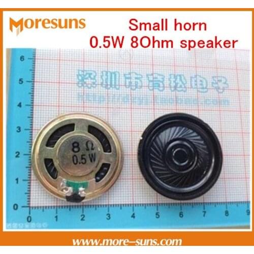 Fast Free Ship 100pcs Small horn 0.5W 8Ohm speaker good quality trumpet/Audio Accessories loudspeaker