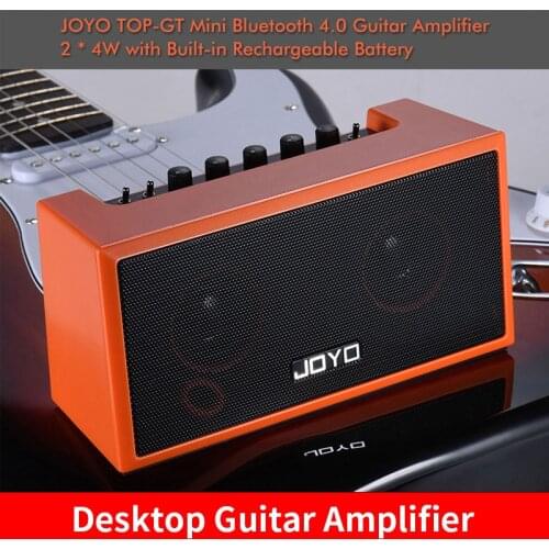 JOYO TOP - GT Guitar Amplifier Amp Headphone Output Rechargeable Desktop BT Stereo Guitar Speaker Guitar Accessories