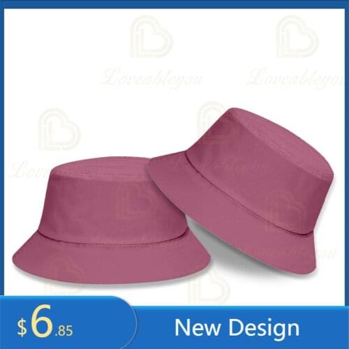 Men Women Cap Hot Sale Cotton Pure Color Fisherman Hats High Quality Mens Outdoor Sunshade Hat