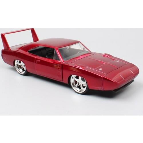 Classic 1/24 Scale Jada Vintage Dodge Charger Daytona 1969 Chevy Muscle Racing Metal Diecasts & Toy Vehicles Model Car Of kids