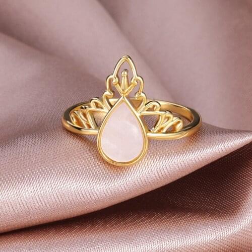 Vintage Opal Stone Rings For Women Wedding Jewelry Bohemian Punk Finger Jewelry Anillos Mujer Bijoux Bague Femme Gifts