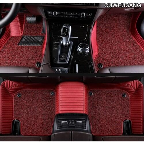 Car Floor Mats for BMW e36 e39 e46 e60 e90 f10 F15 F16 f30 x1 x3 x4 x5 x6 1/2/3/4/5/6/7 foot mats car accessories styling