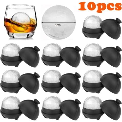 Kitchen Bar Tools Accessories 6cm Big Ice Ball Molds Ice Cube Maker Ice Cube Tray Ice Ball Mould for Cocktail Whiskey Cold Drink