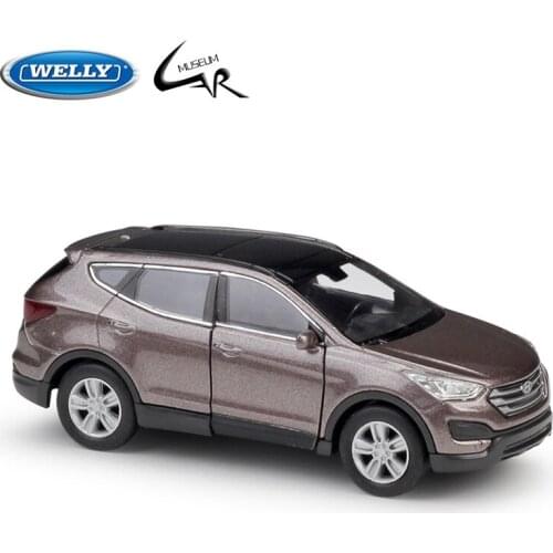 WELLY 1:36 Model Car Simulation Alloy Metal Toy Car Childrens Toy Gift Collection Model Toy Gifts Hyundai Santafe