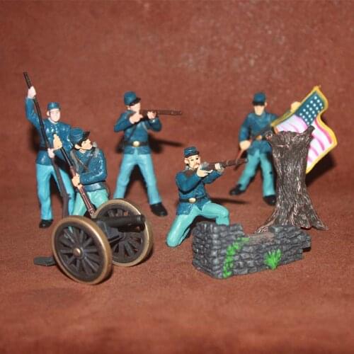 Simulation figures doll toy war usa soldiers military equipment scene Decoration 8pcs/set