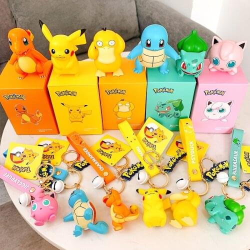 Fashion Cartoon Mini 5-8Cm Pokemon Figures Model Toys for Girls Anime Model Collection Japan Pokmon Childrens Gifts Female Men