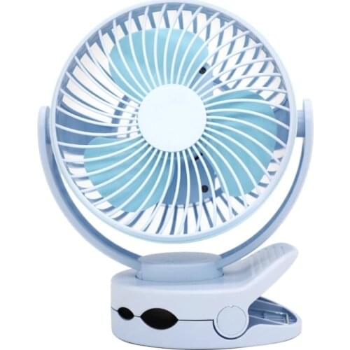 Mini Desk Fan 360 Degree Rotation 4 Speeds Fast Charging Portable Suitable for Baby Stroller Car OfficeHomes