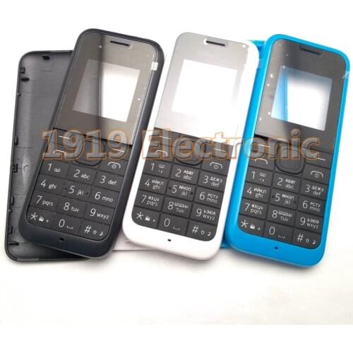 New Phone Housing Cover Case+ English Or Russian Or Hebrew Keypad For Nokia 105 RM1133 RM-1133 RM1134 RM-1134