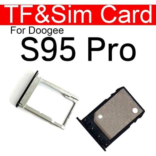 New TF/SIM Card Tray Holder Slot For Doogee S95 Pro SIM Card Holder Tray Card Mobile Phone Spare Parts