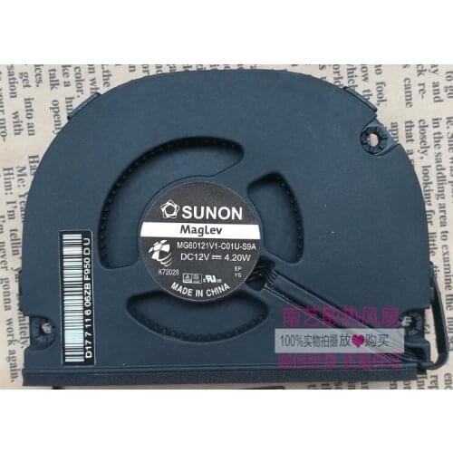 New original MG60121V1-C01U-S9A cooling fan for A1470 A1521 wireless hard drive