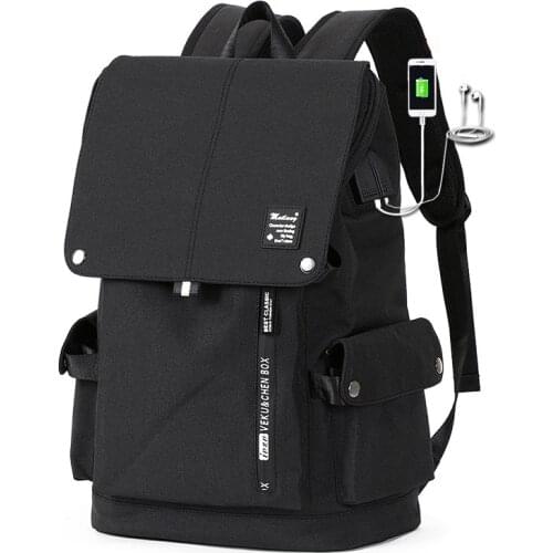 Trend Teenagers Anti-Theft Backpack 15.6 Inch Laptop Backbag Men High Capacity Waterproof School Back Pack Male Casual Backbag