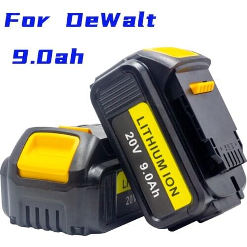 20V 9.0Ah DCB200 Replacement Li-ion Battery For DeWalt MAX XR DCB205 201 DCB203 Power Tool Batteries Permanent Discharge