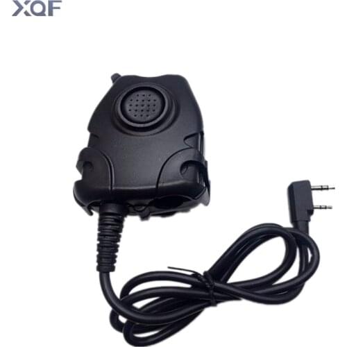 Element / Z-Tactical Peltor Style Headset PTT for Kenwood BaoFeng UV-82 UV-5R V2+Plus GT-3 BF-F8HP PX-888K Two Way Radio