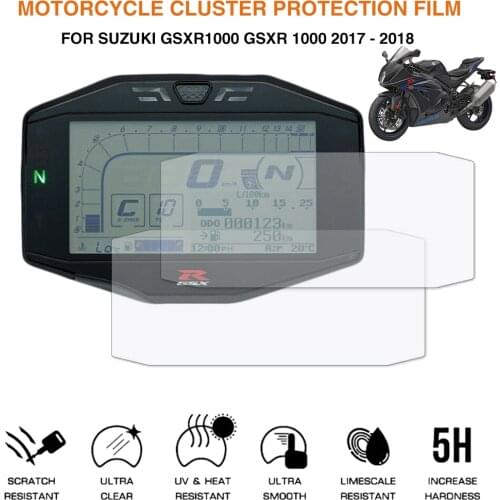 Motorcycle Cluster Scratch Protection Film Screen Protector For SUZUKI GSXR1000 GSXR 1000 2017- 2018