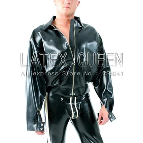 0.6mm coats latex jackets for man