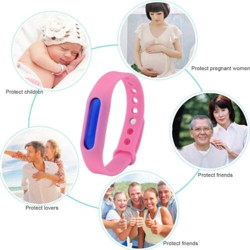 Mosquito Repellent Bracelets Pest Control Insect Bugs 1set Bracelet +anti Mosquito Capsule Repeller Wrist Band For Kid Mosquito