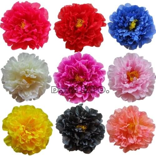 New 18CM Big Artificial Silk Peony Flowers Decorative Flowers For Wedding diy Party Home Christmas Decoration Fake flowers