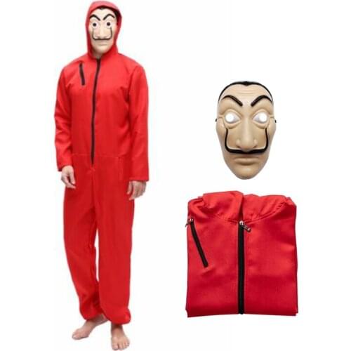 2020 Halloween Party Salvador Dali Cosplay Movie Mask Money Heist The House of Paper 3 La Casa De Papel Cosplay Costume Face